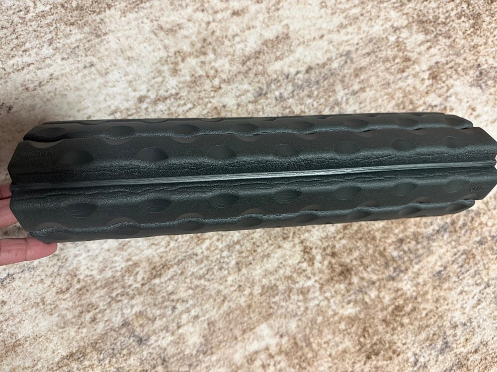 Brazyn Morph Foam Roller Collapsible Travel Stretch Workout 14" Alpha Midnight