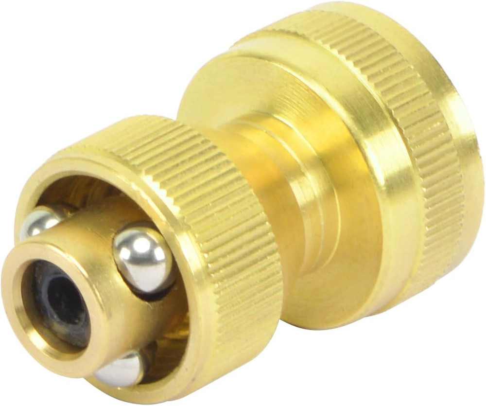 Brass Adjustable Hose Nozzle，Solid Brass, Adjustable Twist Pressure Sprayer
