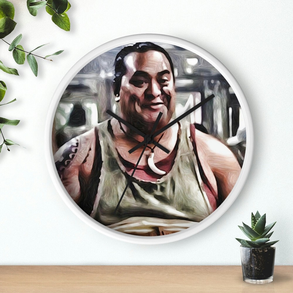 Wall clock 50 Frist Dates ~ Nick ~ Tattoo Face