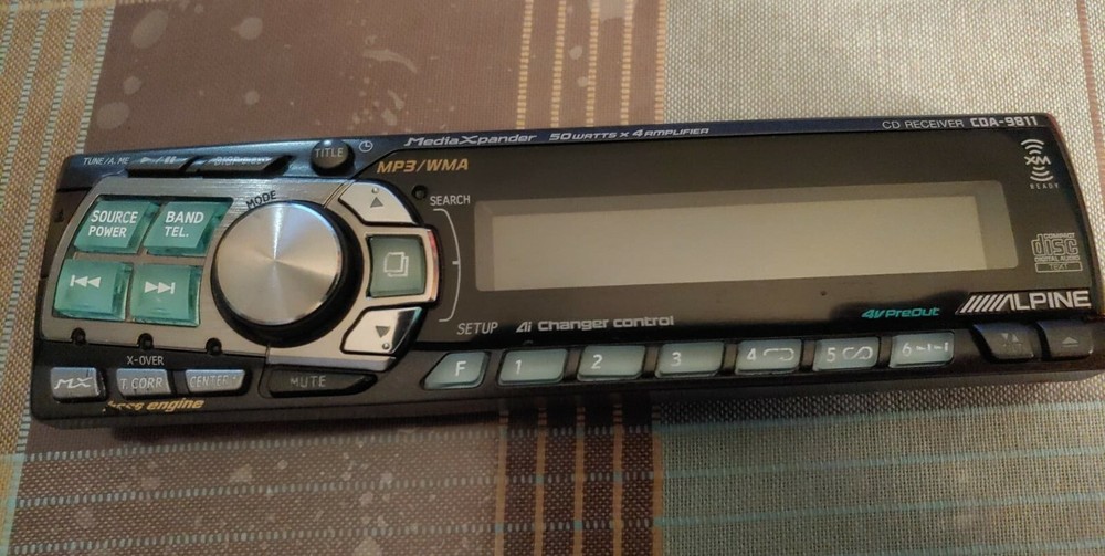 alpine cda-9811 faceplate