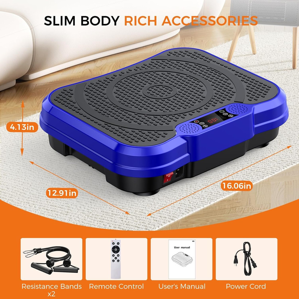 Vibration Plate Exercise Machine,Vibrating Platform for Lymphatic Drainage with