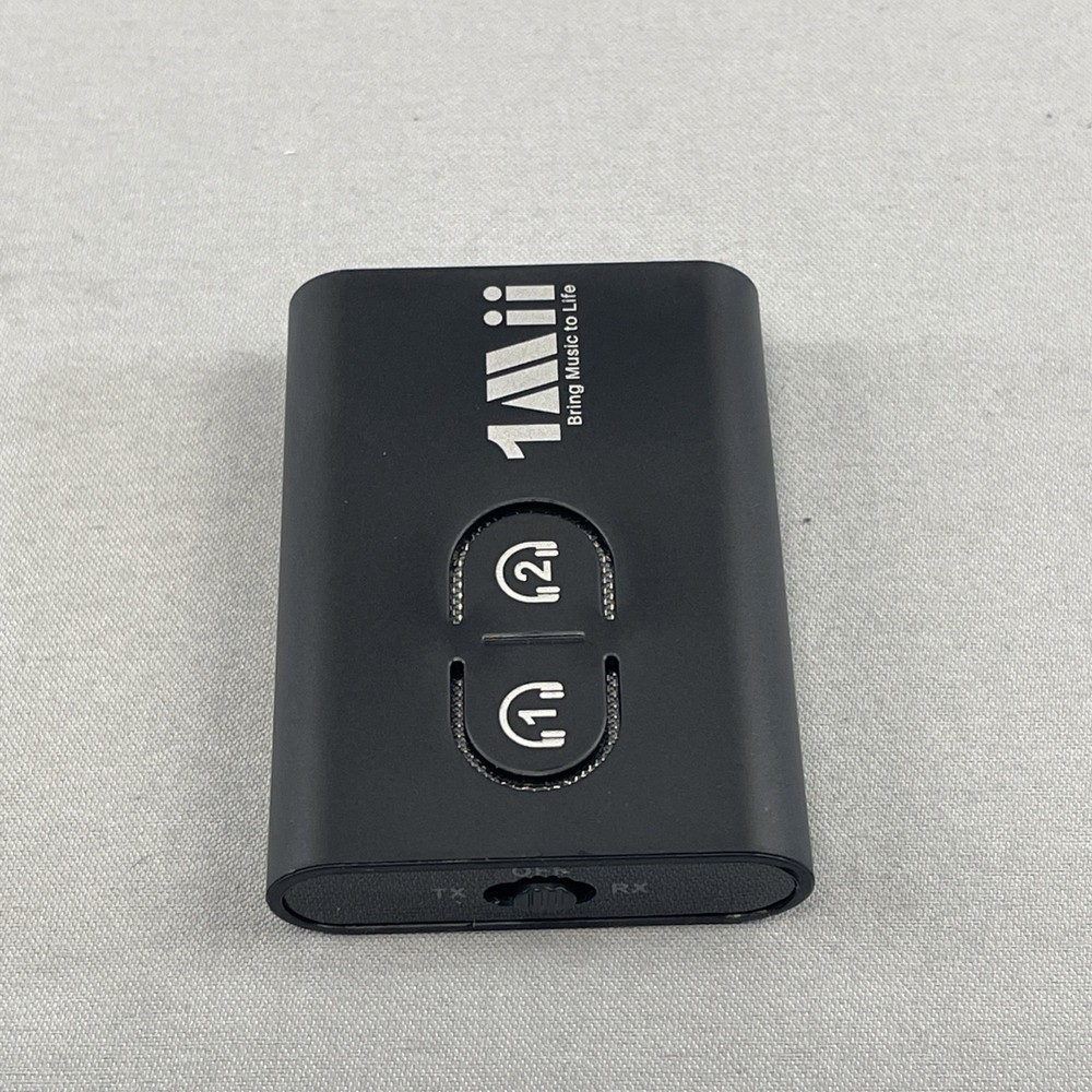 1Mii Transmitter Receiver Bluetooth 5.3 ML300 B0305 Black - New Open Box