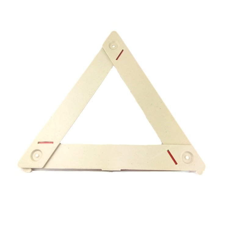 Foldable Car Emergency Warning Sign, 28x24cm, Stable Triangular Design