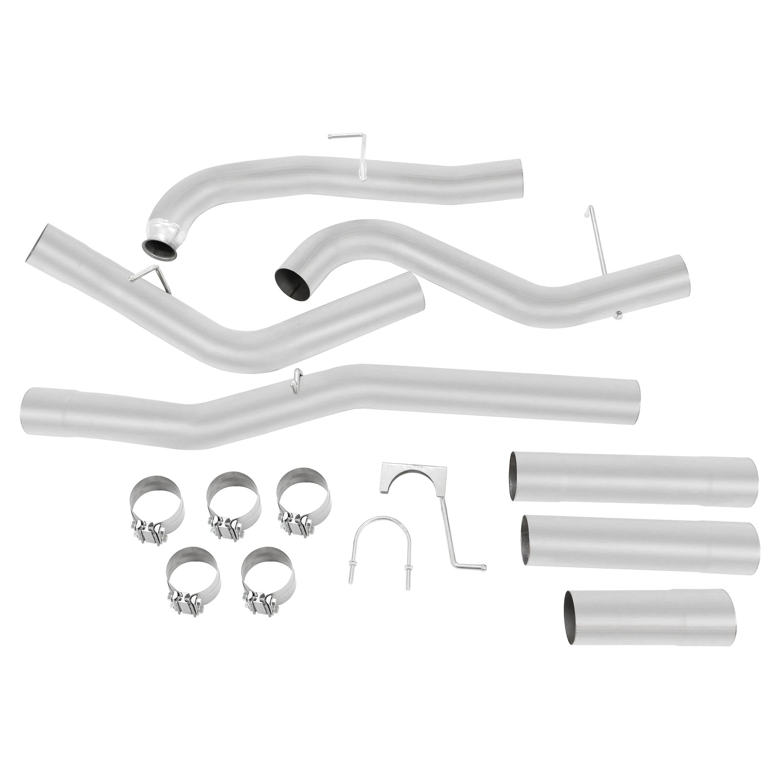 4" Stainless Steel Exhaust Pie For 11-15 Silverado 2500 3500HD Duramax 6.6L LML