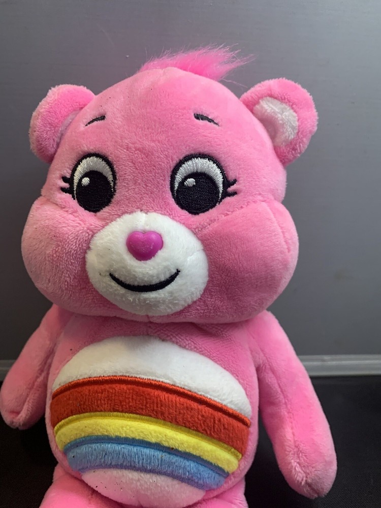 Care Bear 2021 pink cheer Bear 10” inch pink nose basic fun
