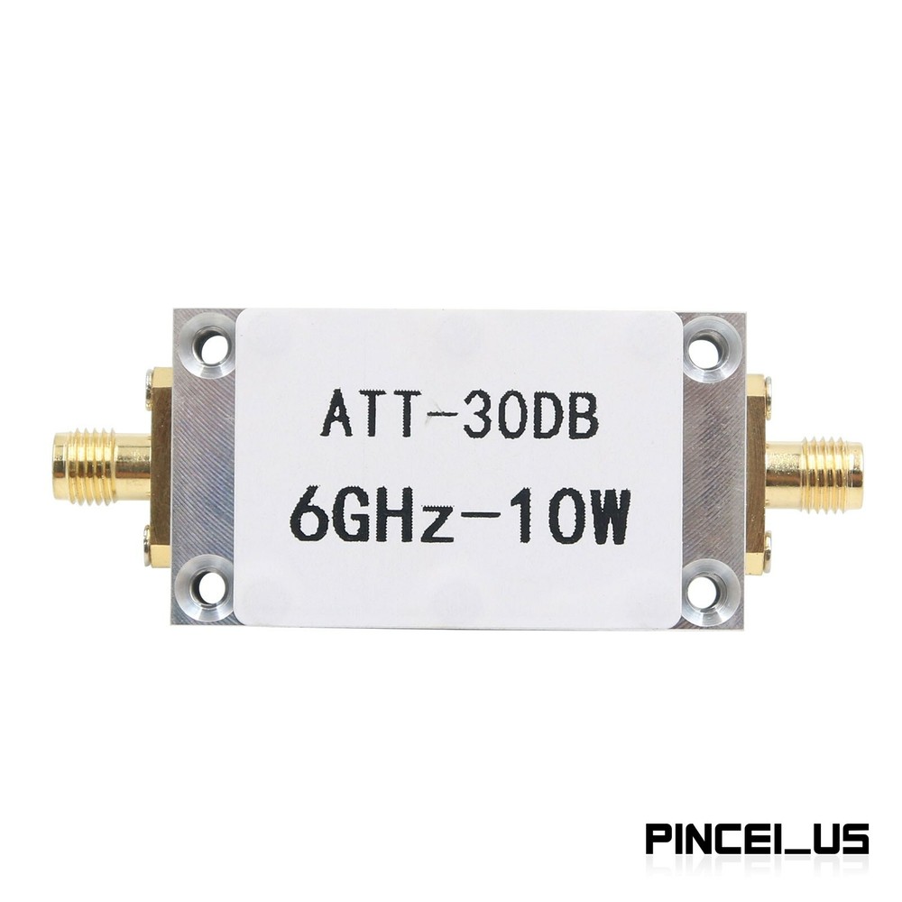 10W 30DB RF Attenuator SMA Fixed Attenuator For Power Meter Spectrum Analyzer