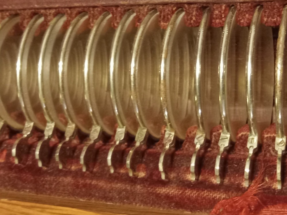 Antique Optical Optometry Eye Exam Testing Kit