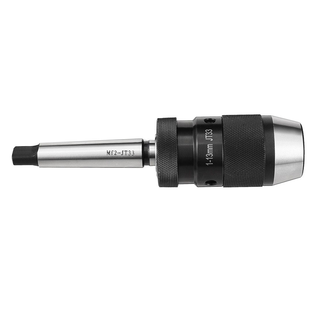 1/32"-1/2" (1mm-13mm) Keyless Drill Chuck with #2 Morse Taper MT2-JT33 Arbor