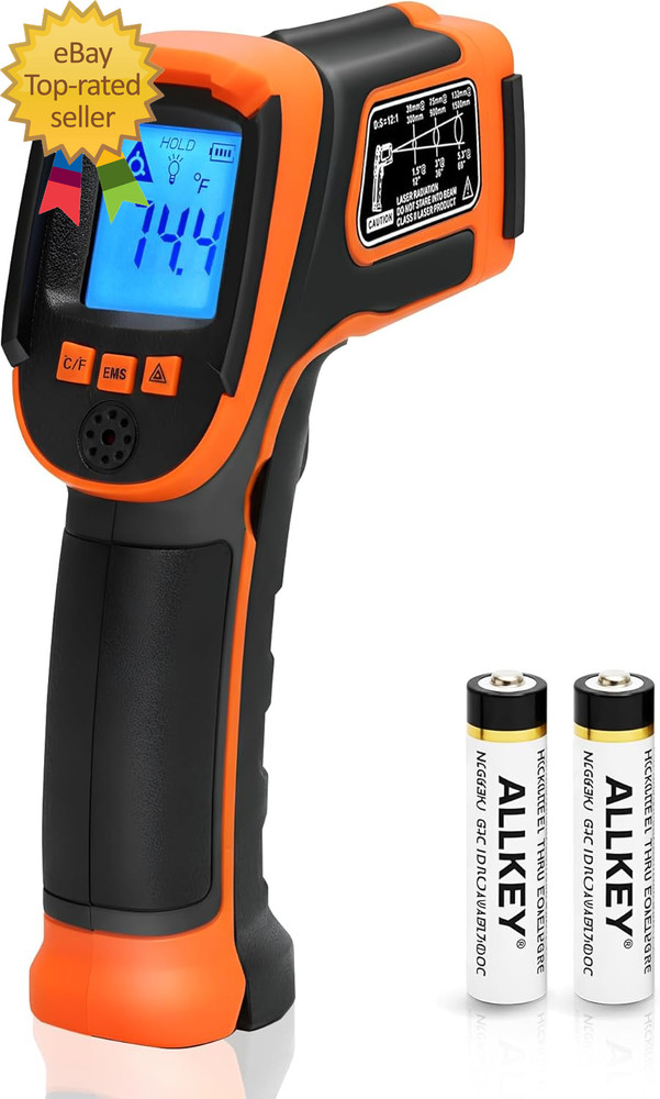 Infrared Temperature Gun - Handheld Surface Infrared Thermometer for Griddle