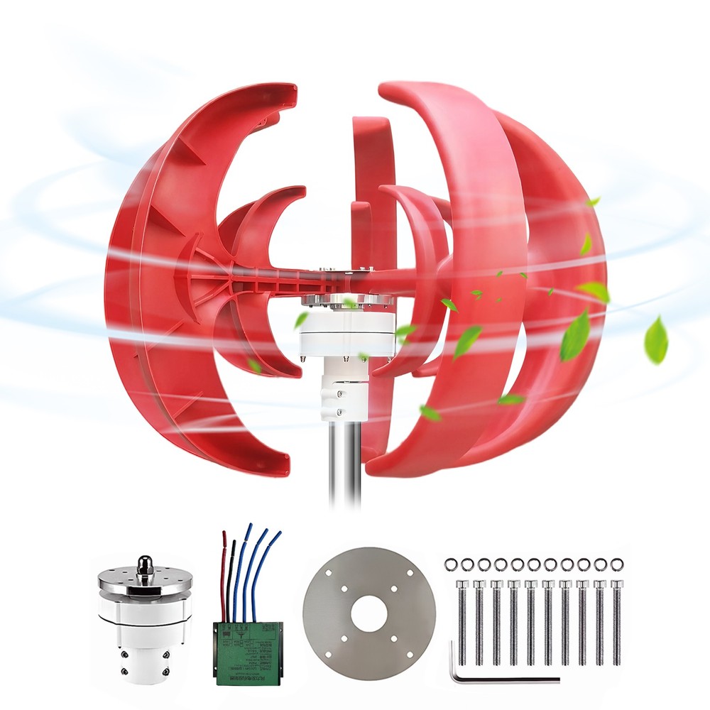 12VEfficient Vertical Axis Wind Power Turbine Generator Controller Home Windmill