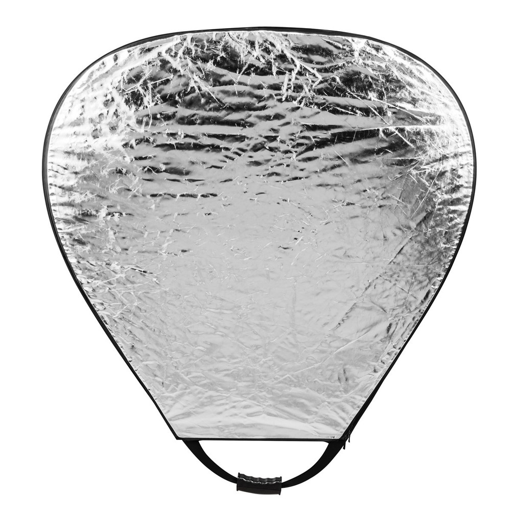 Glow 5-in-1 Collapsible Triangle Reflector with Handle (48")