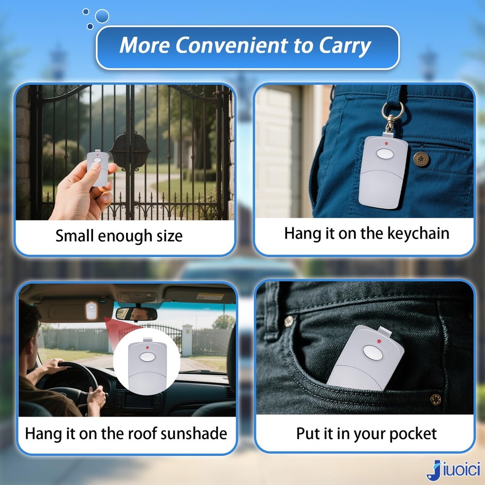 Upgraded for Linear 3089 Multicode Gate Opener Remote, 308911 Multicode Remot...