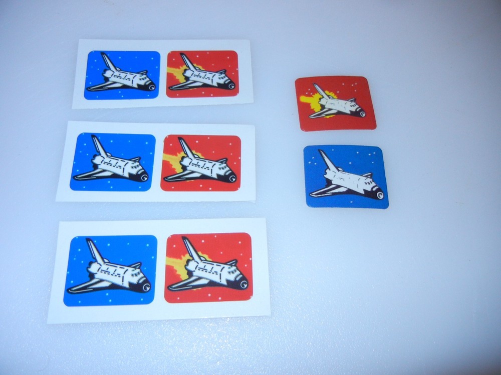 Williams Space Shuttle Spinner Two Decal Set - NOS