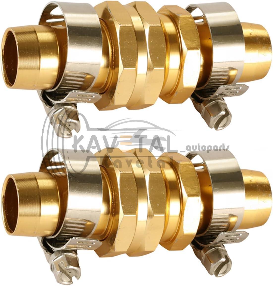 Garden Hose Mender End Repair Kit 3/4 5/8 Male Female Clamp