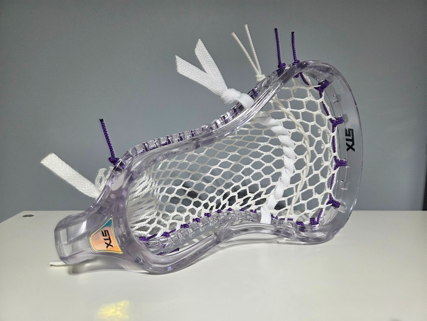ANY COLOR Attack Pocket: New STX PRISM CLEAR Mid Low Pocket Lacrosse LAX HEAD
