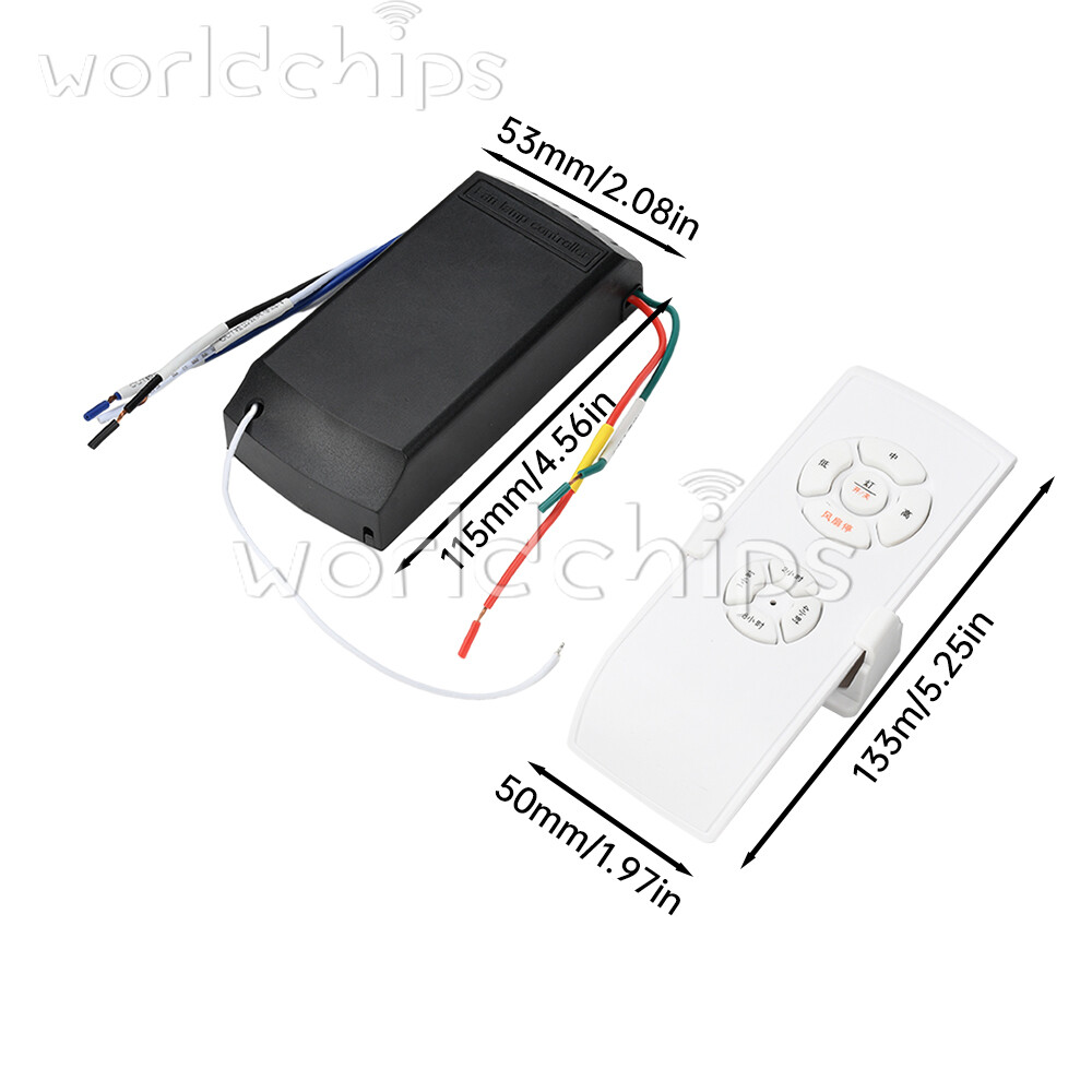 Universal Ceiling Fan Lamp Light Remote Control Receiver Fan Light Controller