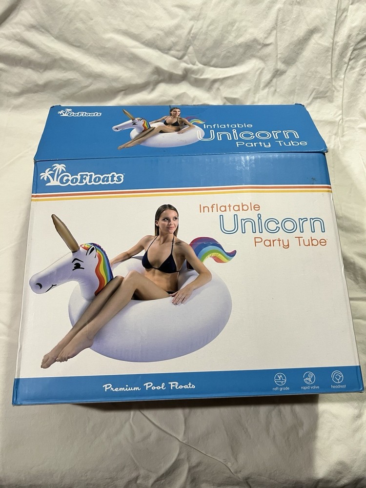 Inflatable Unicorn Pool Float- Snow Tube