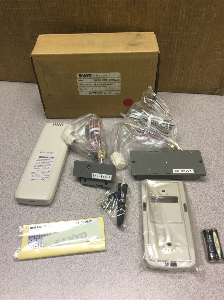 Sanyo Wireless Emote Controller Kit RCS-SH80UAWL NOS
