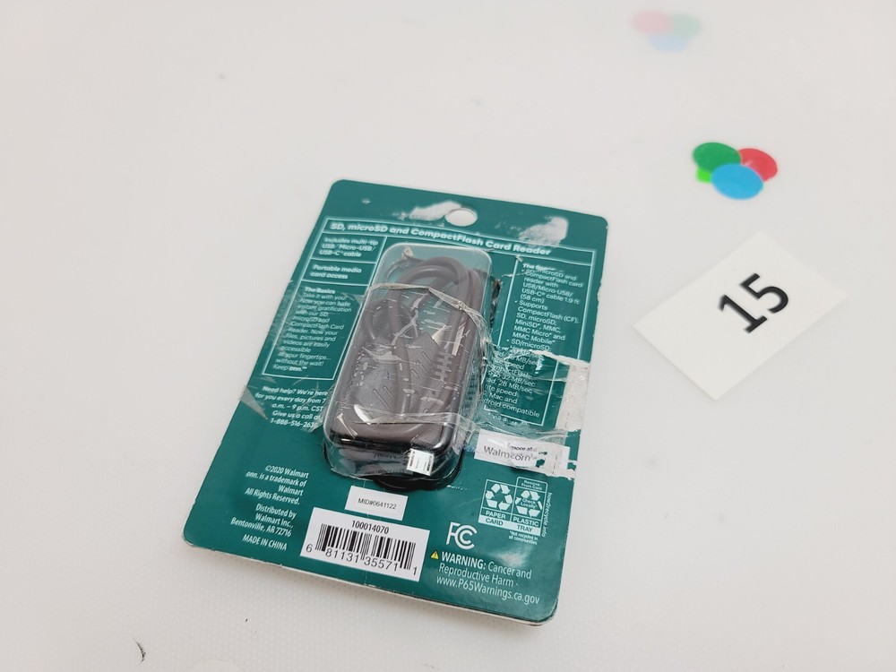 keep onn - SD, microSD and Compact Flash Card Reader - 100014070