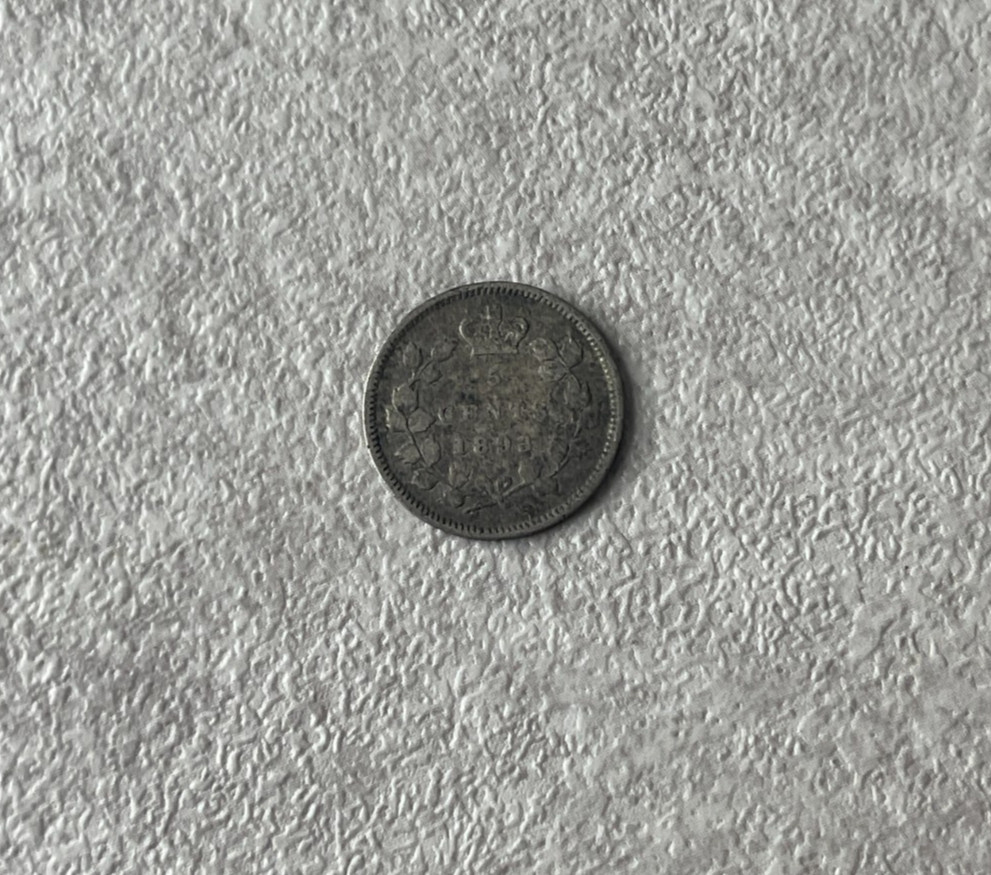 1893 Canada 5 Cents - Silver L2