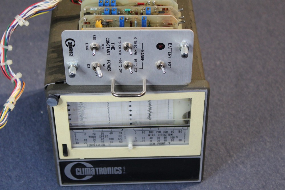 Climatronics Wind Speed Direction Temp Dewpoint Thermal Printer Recorder Module