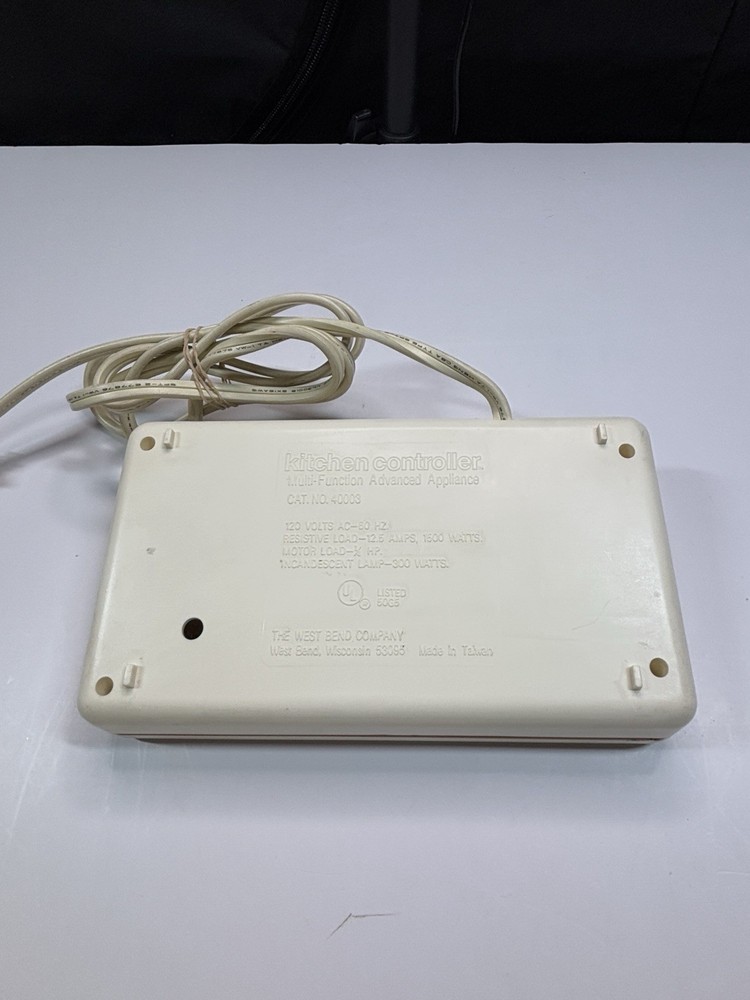 Vintage West Bend Kitchen Controlle Mult-function Advanced Appliance