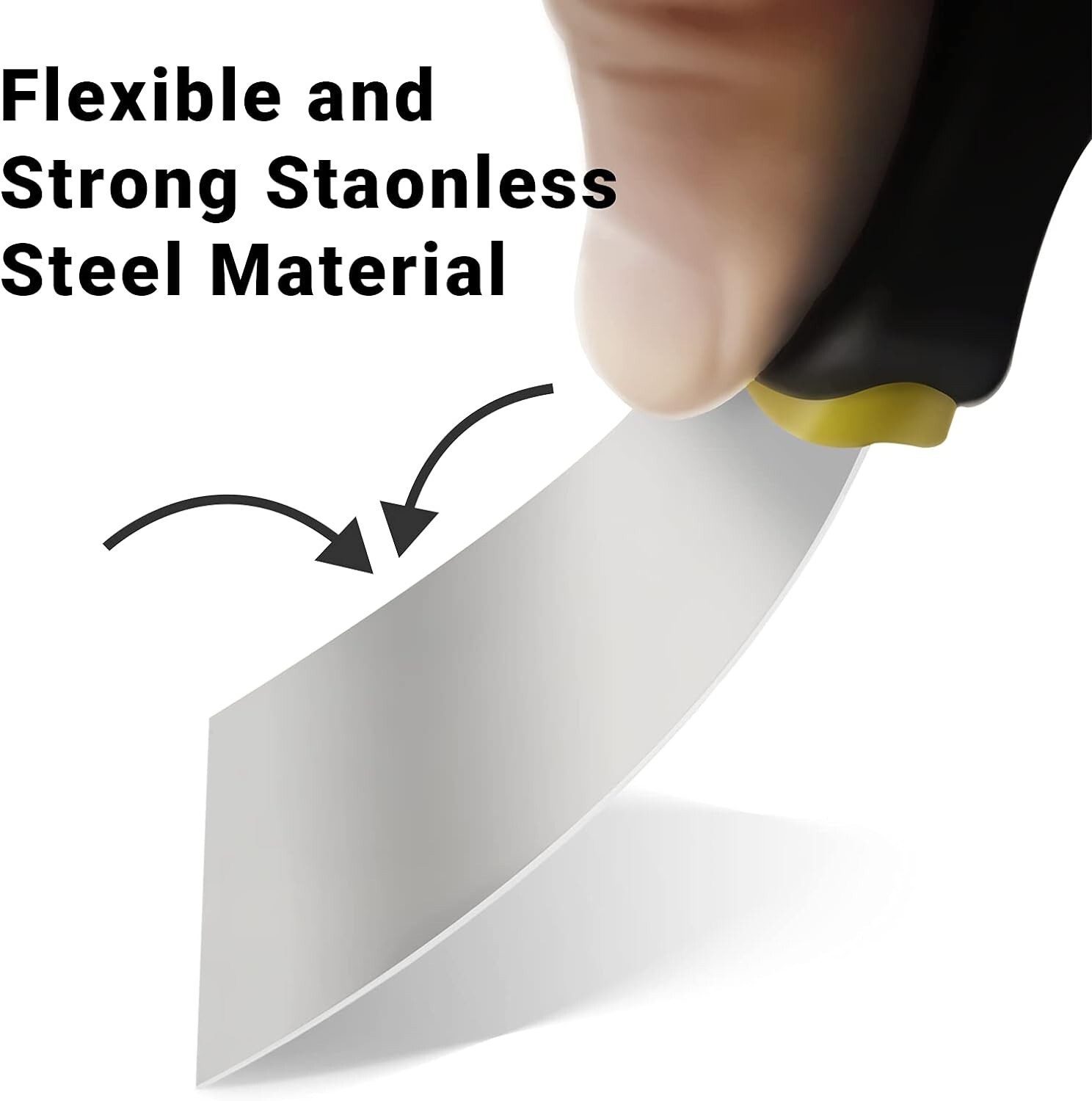 4 Pcs Putty Scraper Set Paint Scraper Tool Stainless Steel 2" 3" 4" 5"