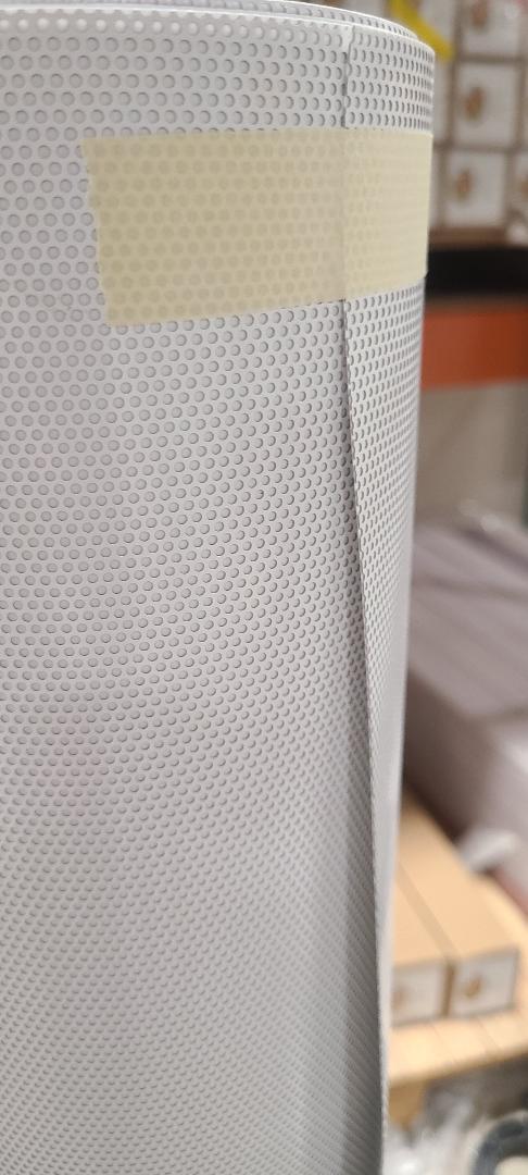 Window Perf White & Black Print Vinyl One-Way Vision Decal 70/30 Solvent & Latex