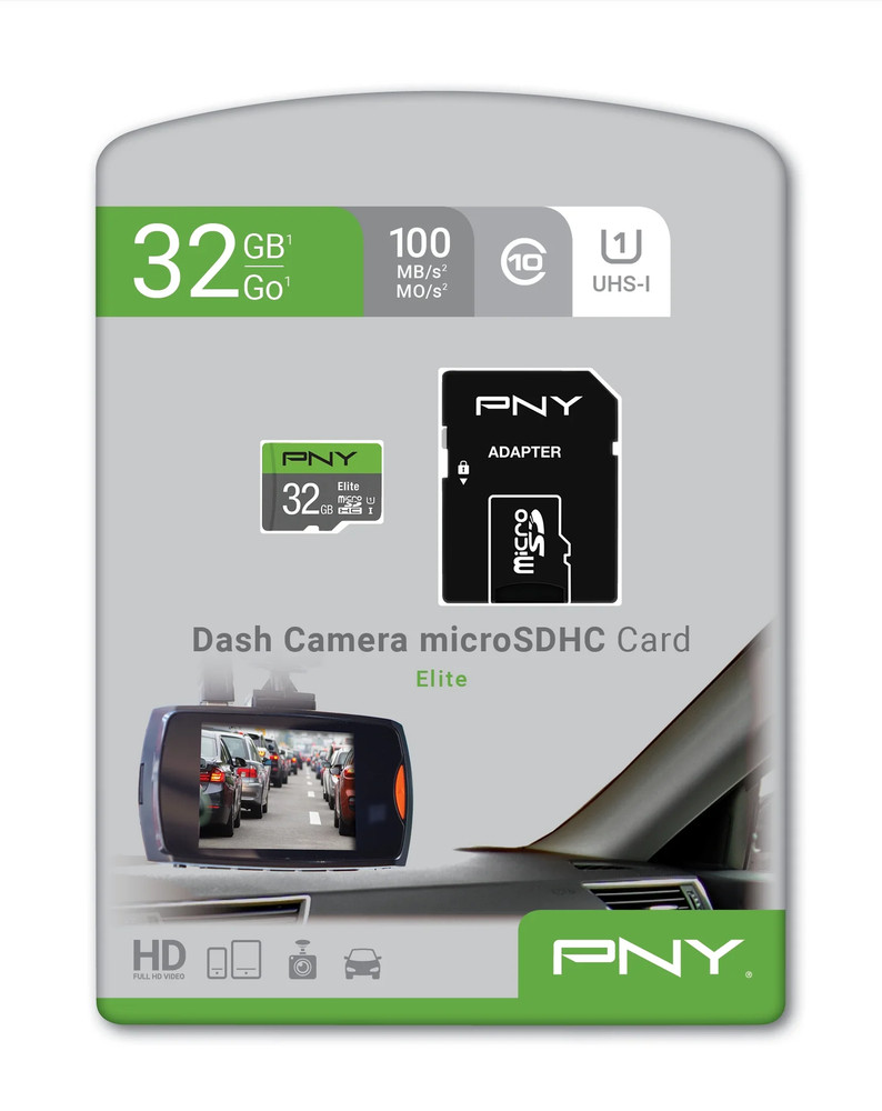 (2 Pack) Elite 32GB Micro SDHC Flash Memory Card with SD Adapter