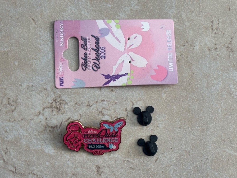 RunDisney Tinker Bell Half Marathon Weekend 2016 Pixie Dust Challenge Pin