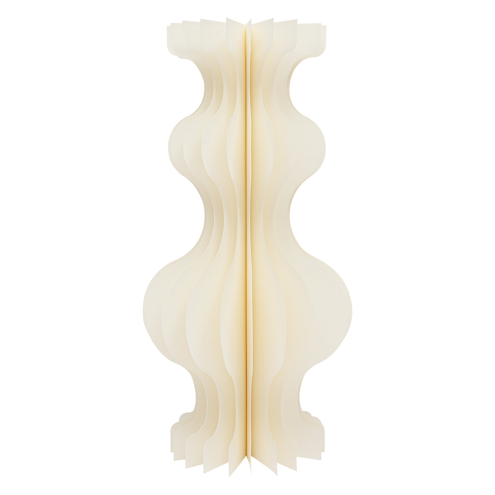 3pcs Foldable Cardboard Centerpiece Display Vase-shape Display for Wedding Party