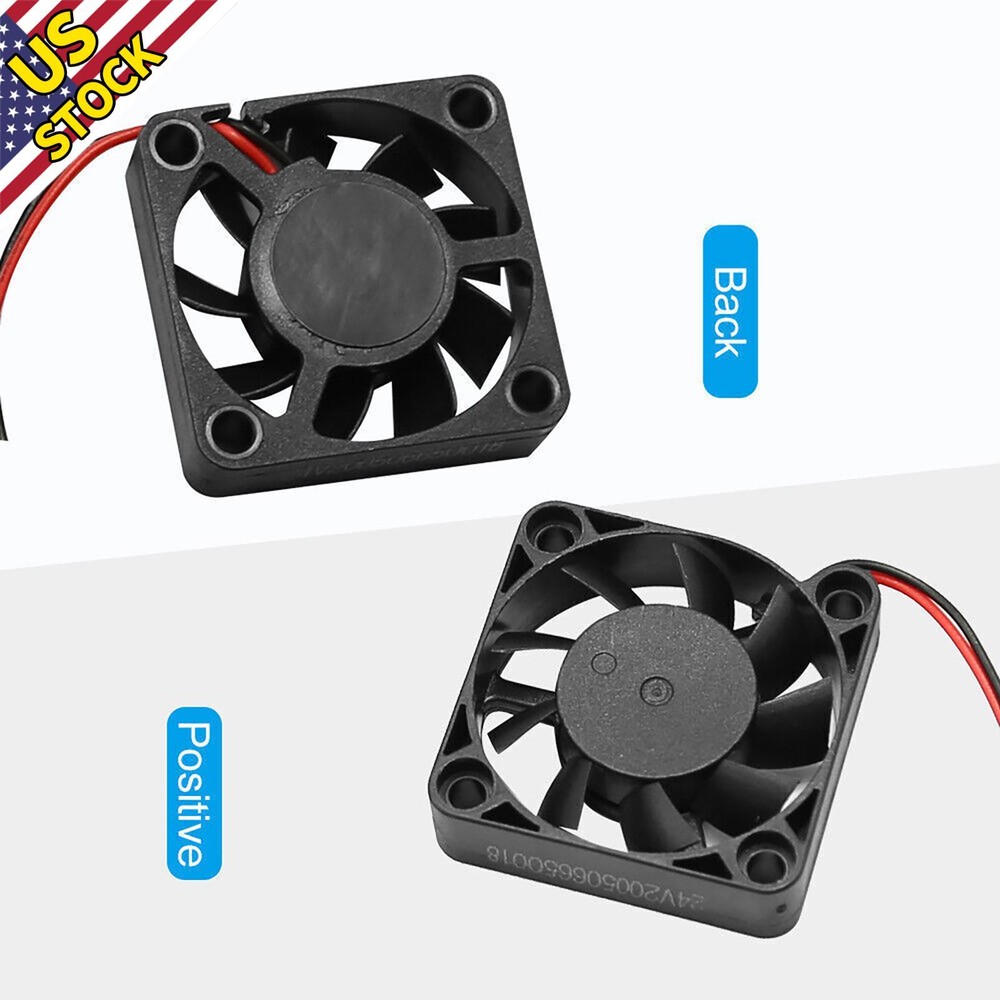 2* Cooling Fans Set For Creality Ender 3/3X/3 Pro Ender-3 V2 3D Printer CPU GPU
