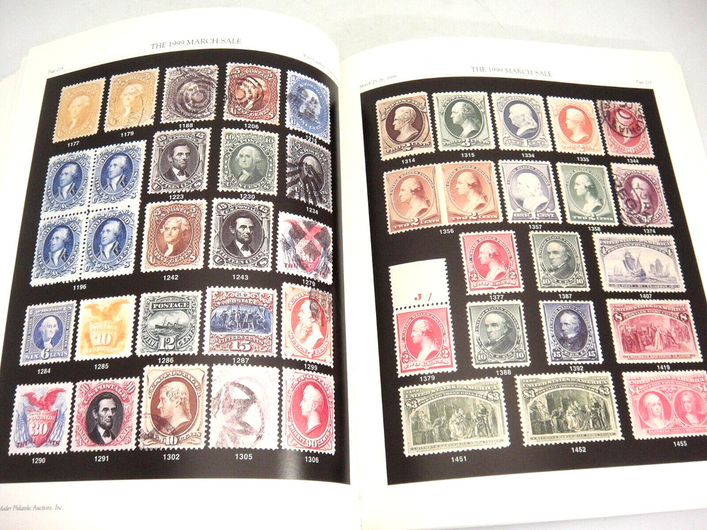 Ivy Mader Stamp Auction Catalog 1999 William Head Estate Zeppelin Confederate