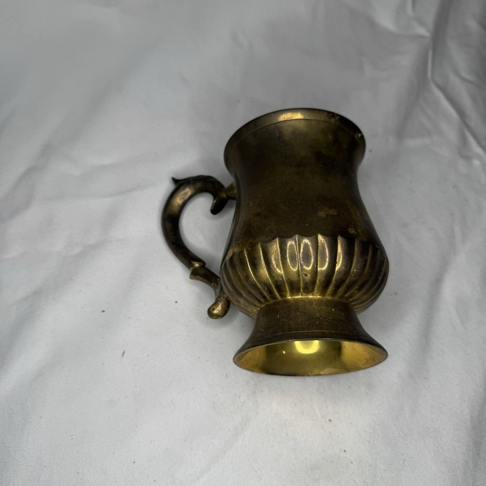 Antique Engraved Solid Brass Tea/Coffee Service Set