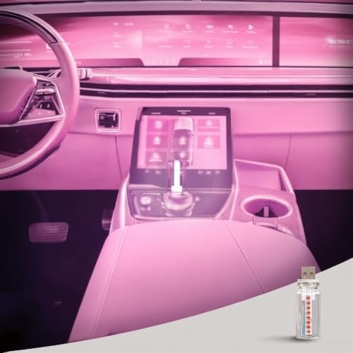 Mini USB Touch Control LED Ambient Light -4 Lighting Modes Pink