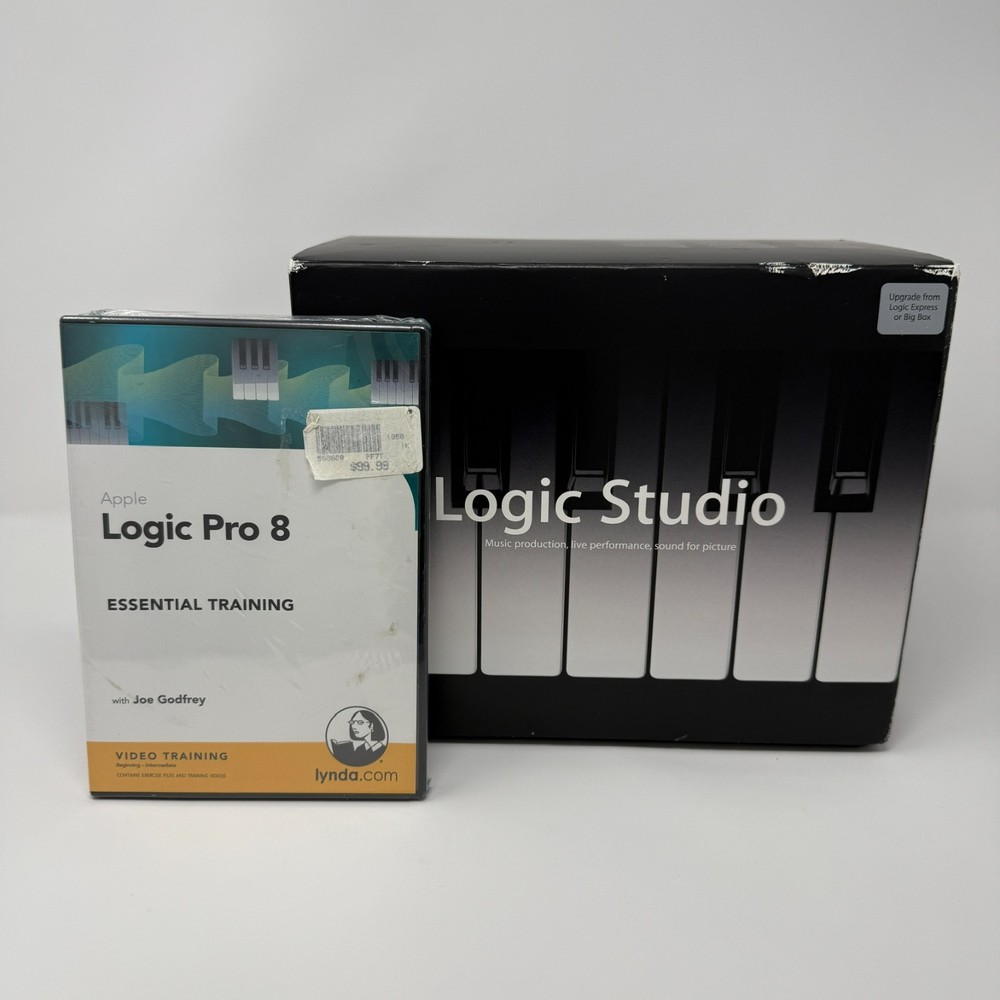 Apple Logic Studio Logic Pro 8 Complete  Vntg Software 2007 w Essential Training