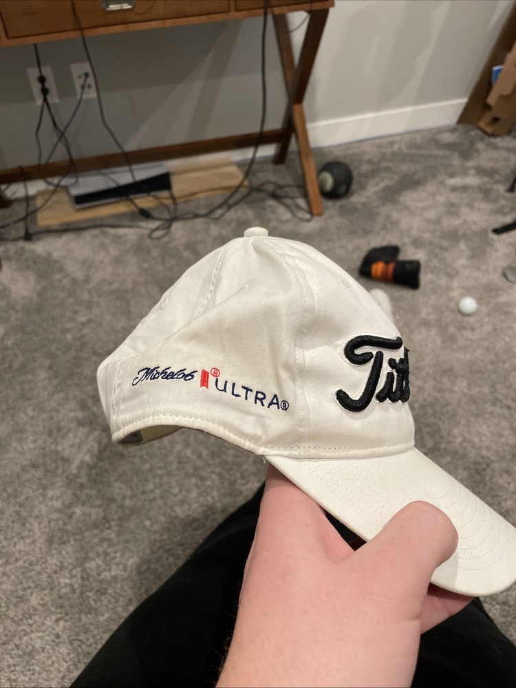 Titleist Golf Hat White With Logos