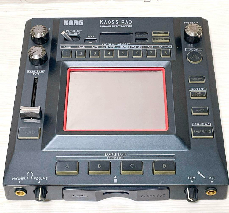 Korg KP-3 KAOSS PAD Dynamic Effect Sampler Sequencer Used Japan Tested