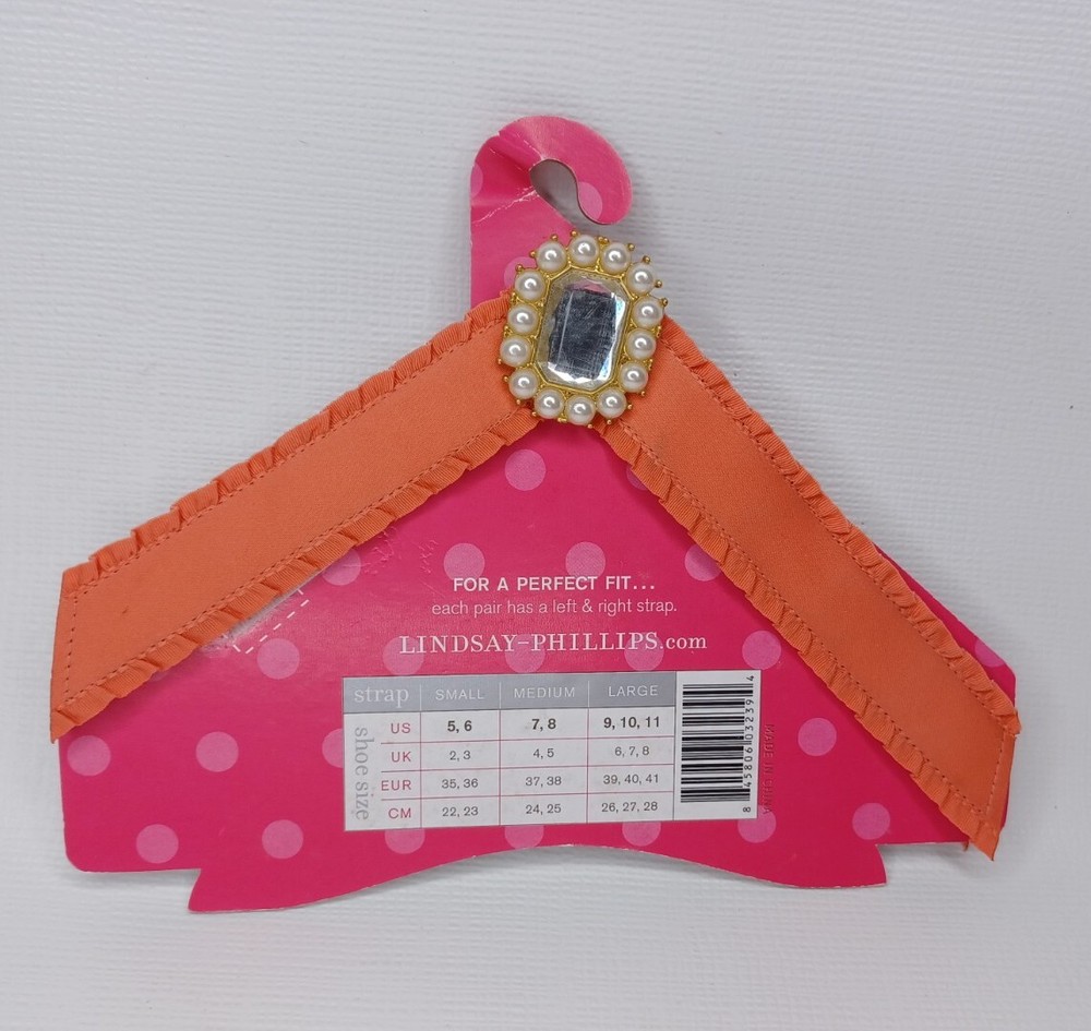 Lindsay Phillips Switchflops Straps Medium Murphy Coral Pearls