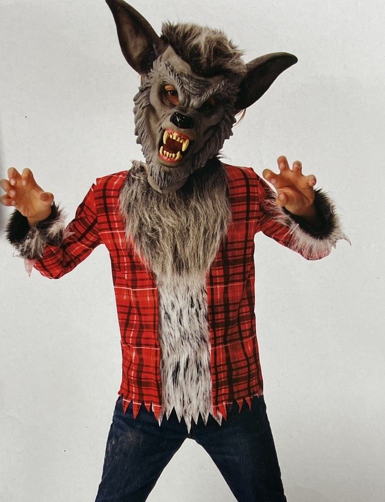 Warewolf Costume. Size 8. New.