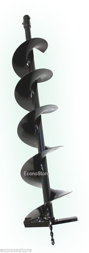 2.3 HP 52cc One Man Gas Post Hole Digger Earth Driller w/2 auger Bits 10" and 6"