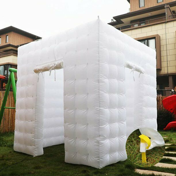 Inflatable Photo Booth -Large 8.2 x 8.2ft - Portable Booth with 2 Doors