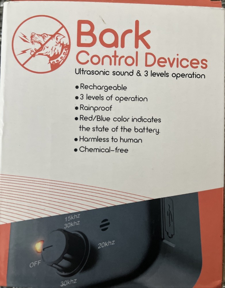 Bark Control Device Anti-Barking Control Devices Dog Bark Dog Behavior Training