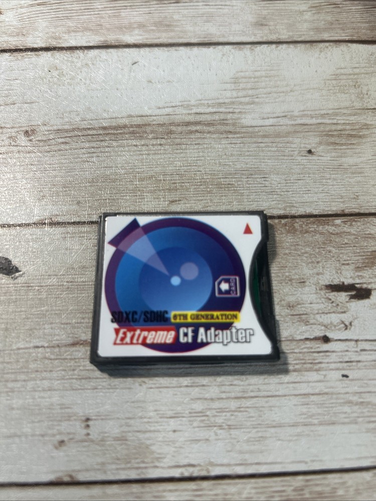Extreme CF Adapter Type 1 Micro SD XC support SDHC SDXC SD3.0 - New in Package