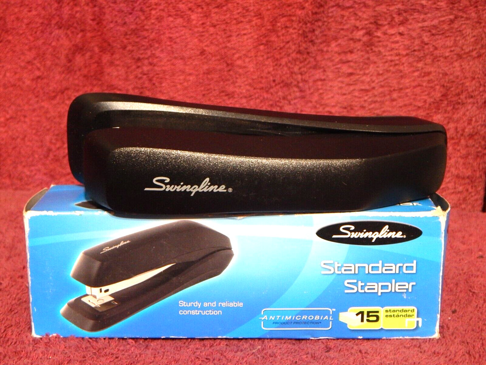 Swingline Standard Stapler 54501 Black Antimicrobial Coating