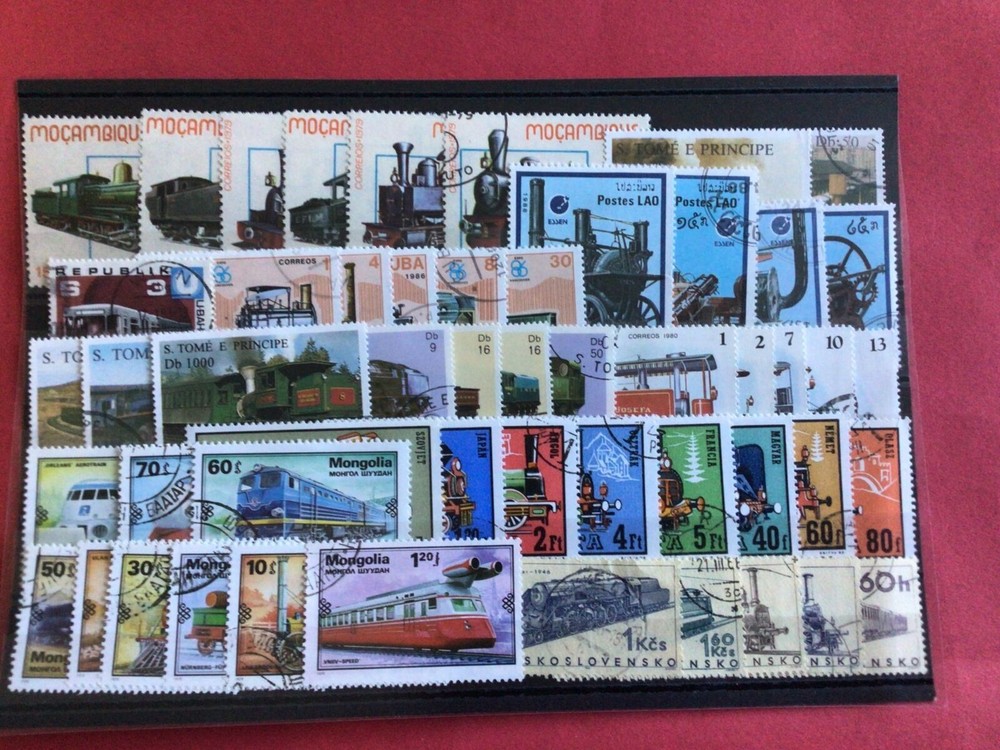 Mixed Train Stamps R39172