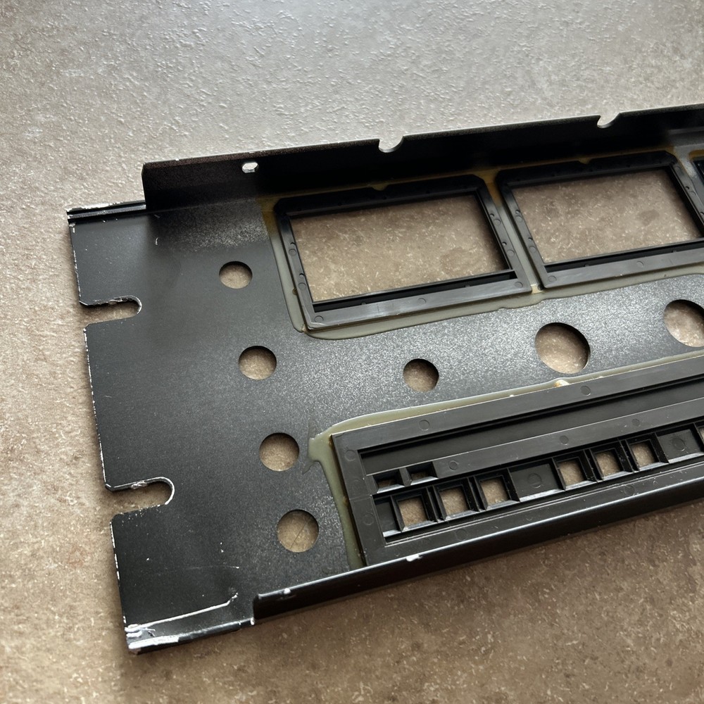 Tascam 112B Front Plate Original - Bent Bottom Right Corner