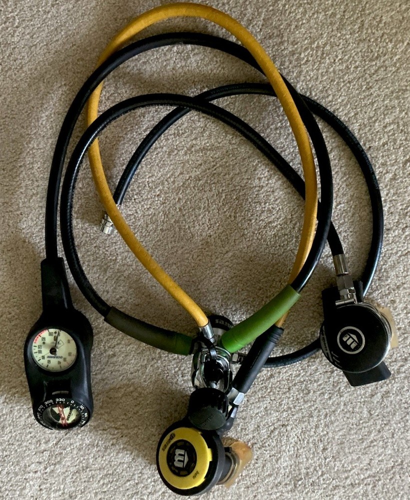 MARES Scuba Diving Regulator First Second Stage Oceanic Compass & Gauge Dive