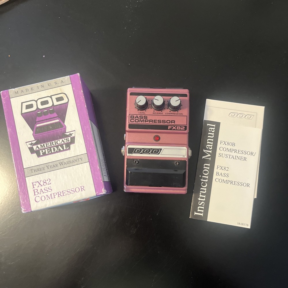 DOD FX82 Bass Compressor Effect Pedal JP