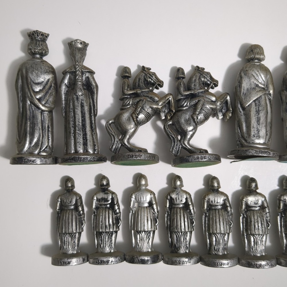 Roxy Chess Set Vintage 1970s Medieval Style